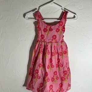 Mini Boden Pink Sundress Sleeveless Scoop Neck Casual